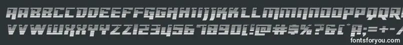 Шрифт Dangerbotgradexpand – белые шрифты