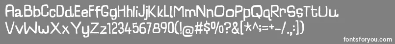 CharlatanDemo Font – White Fonts on Gray Background