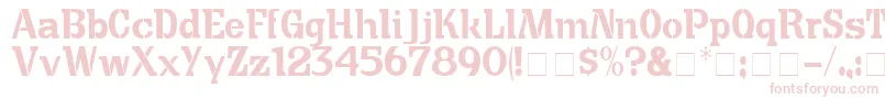 CuteCrateDisplaySsi Font – Pink Fonts on White Background