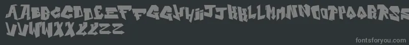 fuente AlphabetBlack – Fuentes Grises Sobre Fondo Negro