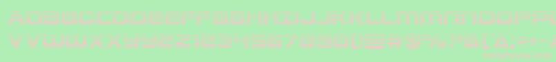 Stardustergrad Font – Pink Fonts on Green Background