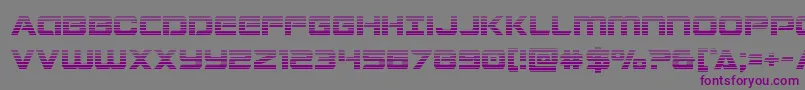 Шрифт Stardustergrad – фиолетовые шрифты на сером фоне