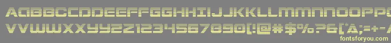 Stardustergrad-fontti – keltaiset fontit harmaalla taustalla