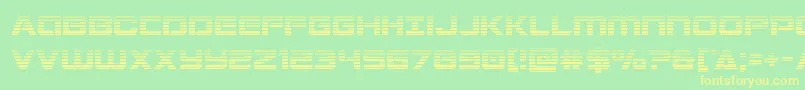 Stardustergrad Font – Yellow Fonts on Green Background