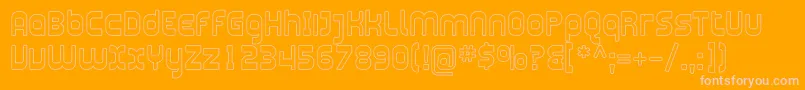 Plasma09フォントについての詳細 フォントPlasma09 – オレンジの背景にピンクのフォント