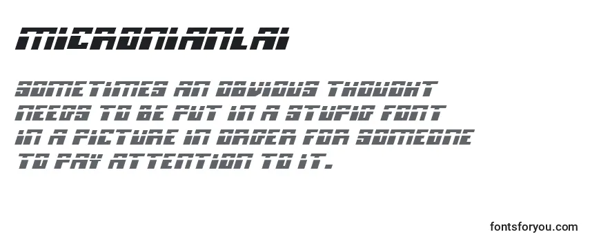 Micronianlai Font