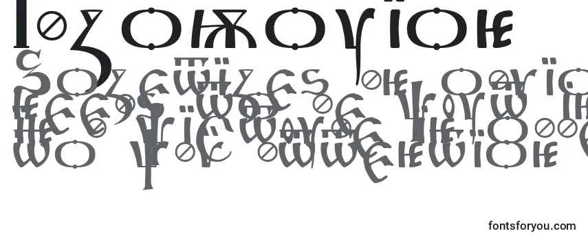 Review of the Irmologion Font