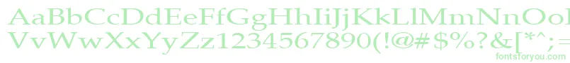 PalisadebroadRegular-Schriftart – Grüne Schriften auf weißem Hintergrund