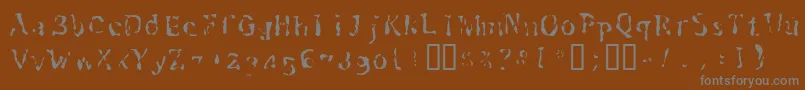 More about Schwennellilall Font Schwennellilall Font – Gray Fonts on Brown Background