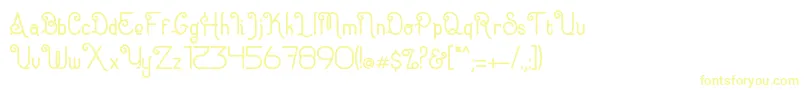 Eugiene Font – Yellow Fonts