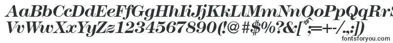 Шрифт Modern438Bolditalic – высокие шрифты