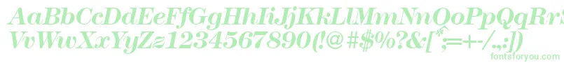 Modern438Bolditalic Font – Green Fonts
