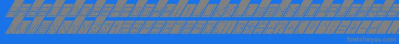 Saiba mais sobre a fonte TowerBlockItalic Fonte TowerBlockItalic – fontes cinzas em um fundo azul