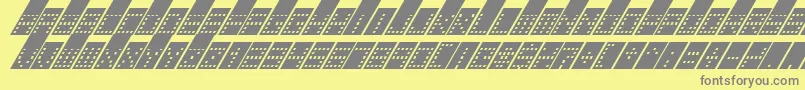 Más sobre la fuente TowerBlockItalic fuente TowerBlockItalic – Fuentes Grises Sobre Fondo Amarillo