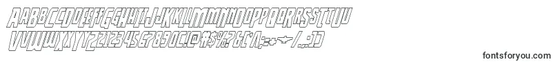 Thunderhawkdropshadowital Font – Techno Fonts