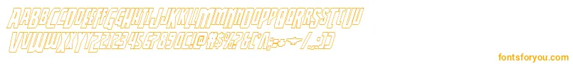 Thunderhawkdropshadowital Font – Orange Fonts
