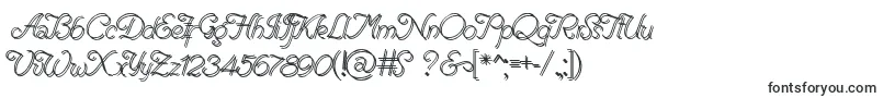 Шрифт RenaniaDoubleLine – шрифты Бабочки