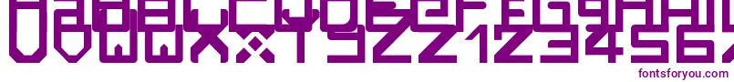 Rzrarti Font – Purple Fonts on White Background