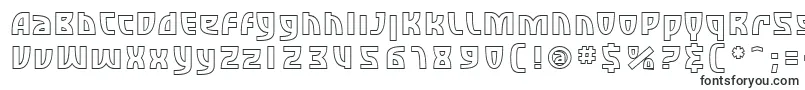 SfRetroesqueOutline-Schriftart – Figurative Schriften