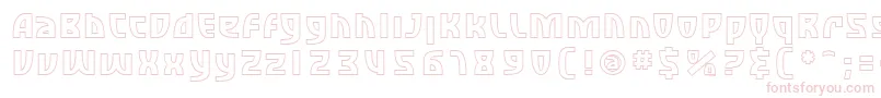 SfRetroesqueOutline Font – Pink Fonts on White Background