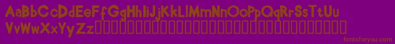 More about BabeBamboo Font BabeBamboo Font – Brown Fonts on Purple Background