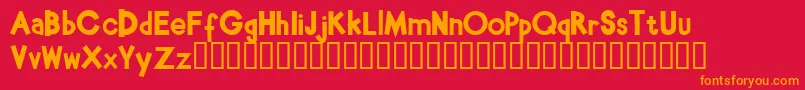 More about BabeBamboo Font BabeBamboo Font – Orange Fonts on Red Background