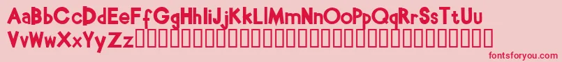 More about BabeBamboo Font BabeBamboo Font – Red Fonts on Pink Background