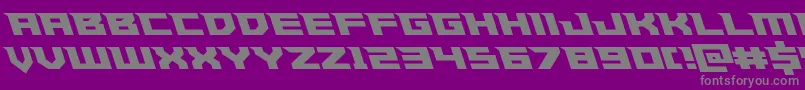 Paladinsleft Font – Gray Fonts on Purple Background