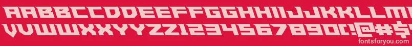 Saiba mais sobre a fonte Paladinsleft Fonte Paladinsleft – fontes rosa em um fundo vermelho