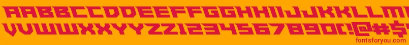 Paladinsleft Font – Red Fonts on Orange Background