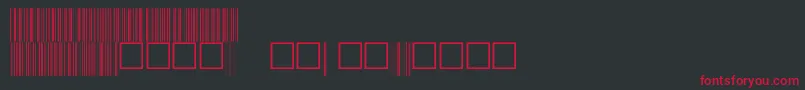 V100006 Font – Red Fonts on Black Background