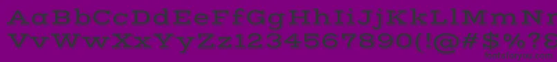 Fonte VastshadowRegular – fontes pretas em um fundo violeta