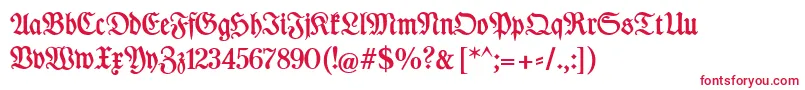 DesMalersFraktur Font – Red Fonts