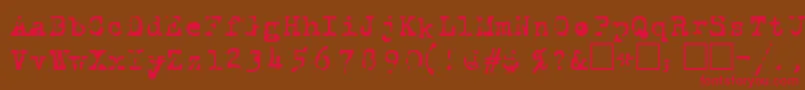 RoyalPain Font – Red Fonts on Brown Background
