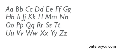 AzgillsanscItalic Font