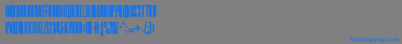 Więcej informacji o czcionce Droidink Czcionka Droidink – niebieskie czcionki na szarym tle