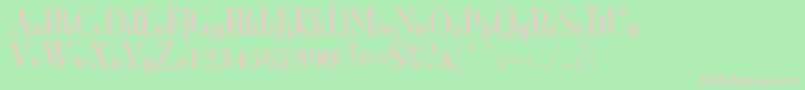 ItcMonaLisaSolid Font – Pink Fonts on Green Background