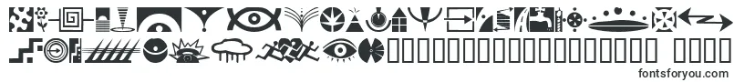 Simbolos1-fontti – Tietyt fontit