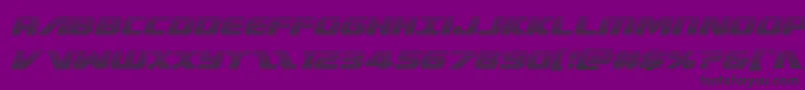 Federalescortscanital Font – Black Fonts on Purple Background