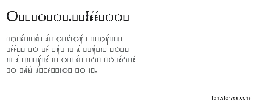 Шрифт Orthodox.TtIeeroos