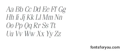 SimeizlightcItalic Font