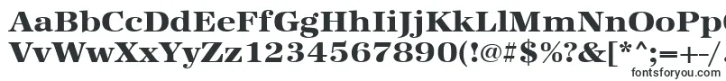Шрифт Urwantiquatextbolextwid – многолинейные шрифты