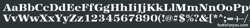 Шрифт Urwantiquatextbolextwid – белые шрифты