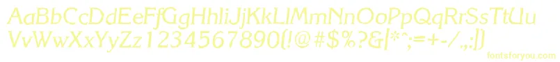 KorinthantiqueItalic Font – Yellow Fonts