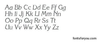 Обзор шрифта KorinthantiqueItalic