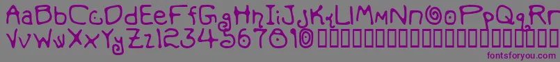 fuente MondoMessoFontoBold – Fuentes Moradas Sobre Fondo Gris