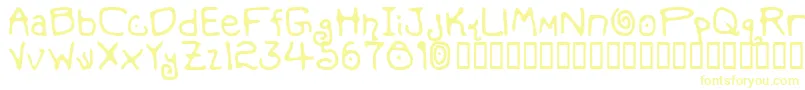 MondoMessoFontoBold Font – Yellow Fonts