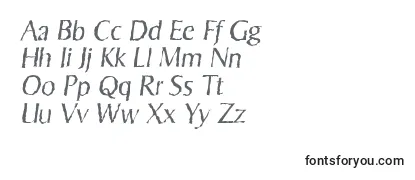 SigvarrandomLightItalic Font