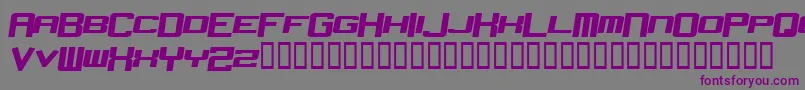 Neversaydie Font – Purple Fonts on Gray Background