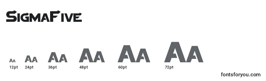 SigmaFive Font Sizes